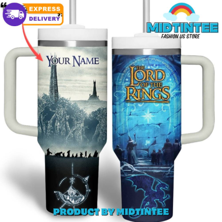The Lord Of The Rings New Custom Name 30oz or 40oz Stainless Steel Tumbler With Handle QDH