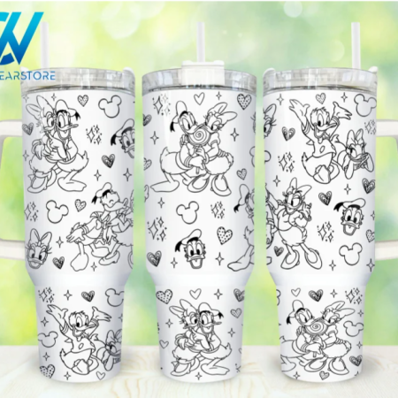 Movies Characters Cartoon Characters Magic Cartoon 30oz or 40oz Stainless Steel Tumbler With Handle QDH
