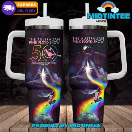 Pink Floyd The Australian Show 30oz or 40oz Stainless Steel Tumbler With Handle QDH