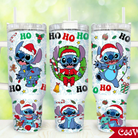 Christmas Character Merry Christmas Cartoon Christmas 30oz or 40oz Stainless Steel Tumbler With Handle QDH