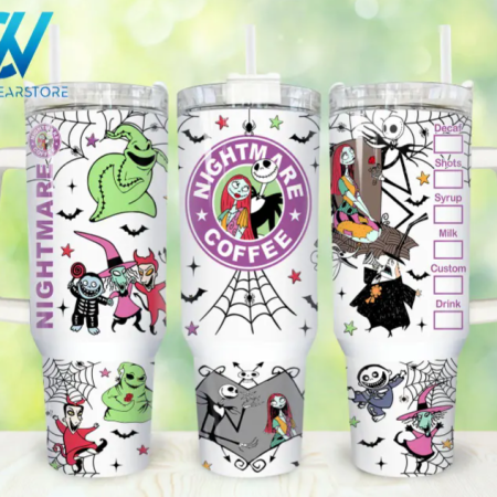 Movies Characters Horror Sublimation Designs 30oz or 40oz Stainless Steel Tumbler With Handle QDH