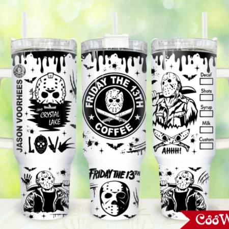 Movies Characters Horror Characters Horror Halloween 30oz or 40oz Stainless Steel Tumbler With Handle QDH