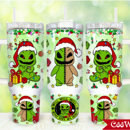 Christmas Horror Merry Christmas 30oz or 40oz Stainless Steel Tumbler With Handle QDH