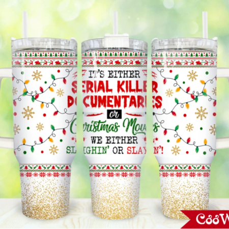 Christmas Lights Merry Christmas 30oz or 40oz Stainless Steel Tumbler With Handle QDH