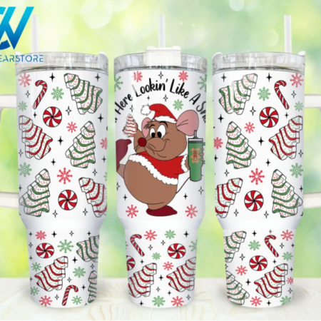 Christmas Tree Cakes Merry Christmas  30oz or 40oz Stainless Steel Tumbler With Handle QDH
