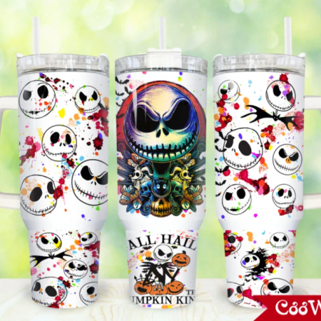 Movies Characters Halloween Characters Horror 30oz or 40oz Stainless Steel Tumbler With Handle QDH