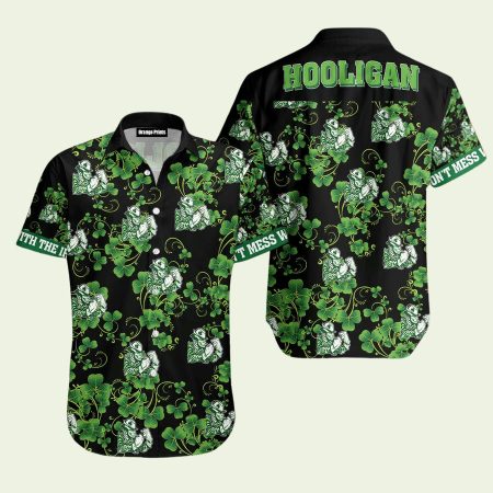 Shamrock Irish St Patrick’s Day Patrick’s day Gifts Aloha Hawaiian Shirt