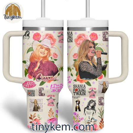 Shania Twain 30oz or 40oz Stainless Steel Tumbler With Handle HG