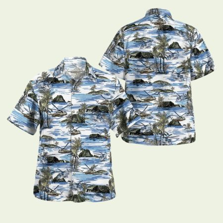 Sikorsky Ch 53E Super Stallion Hawaiian Shirt