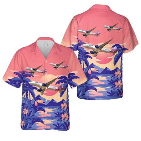 Sky Express Airbus A320 Neo Hawaiian Shirt