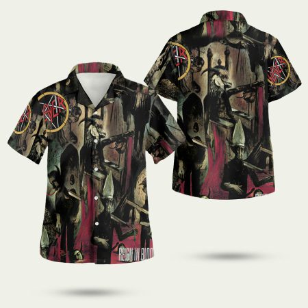 Slayer Angel of Death Hawaiian Shirt