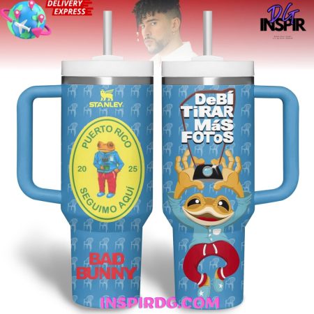 Bad Bunny Debí Tirar Más Fotos  30oz 40 oz Tumbler With Handle HG Cup