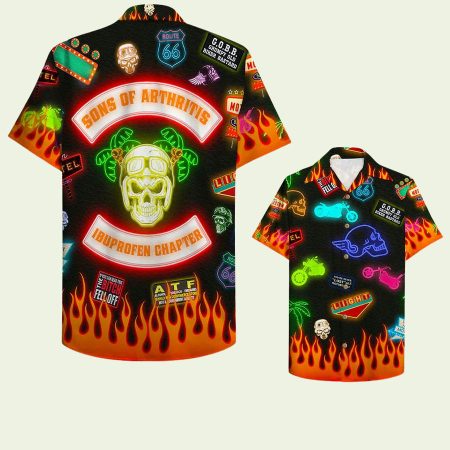 Sons Of Arthritis Ibuprofen Chapter Hawaiian Shirt