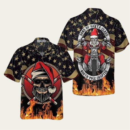 Sons Of Santa Claus North Pole Chapter Christmas Hawaiian Shirt