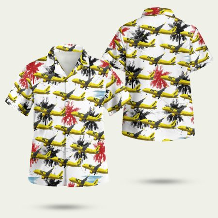 Spirit Airlines Airbus A320 271N Hawaiian Shirt