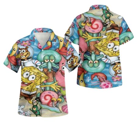 Spongebob Squarepants Season 1 Summer Holiday Hawaiian Shirt