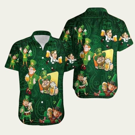 St patrick’s day irish and beer hawaiian shirt