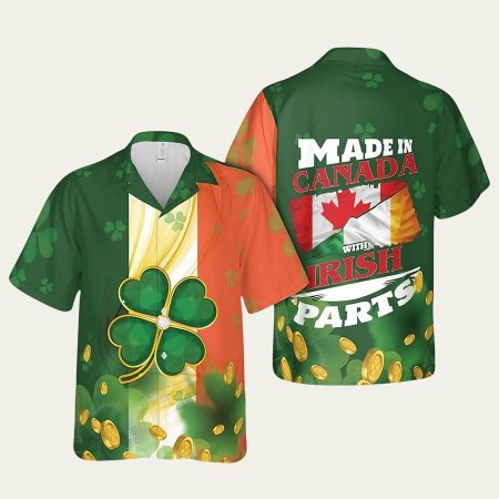 St Patrick’s Day Canada Hawaiian Shirt