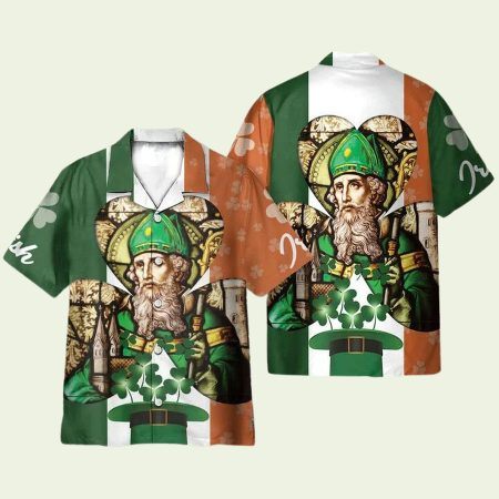 St Patrick’s Day Ireland Saint PatrickS Day Green Hawaiian Shirt