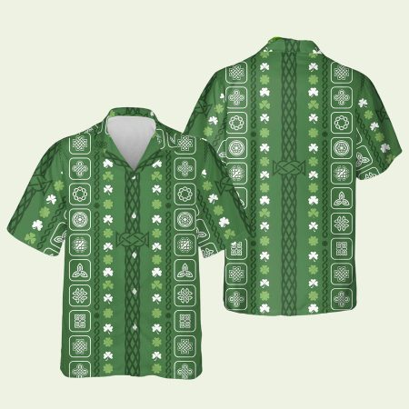 St Patricks Irish Shamrock Nice Pattern Hawaiian Shirt