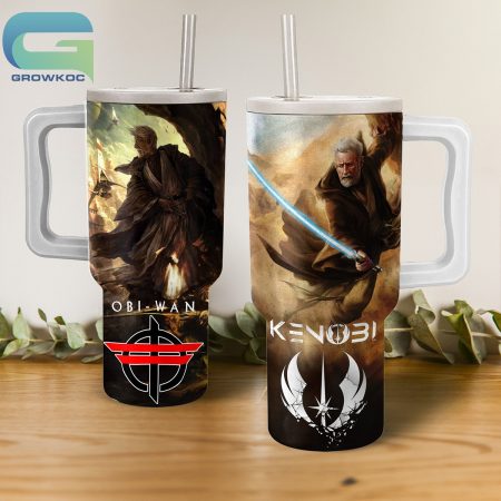 Star Wars Obi Wan Kenobi 30oz or 40oz Stainless Tumbler With Handle NVA