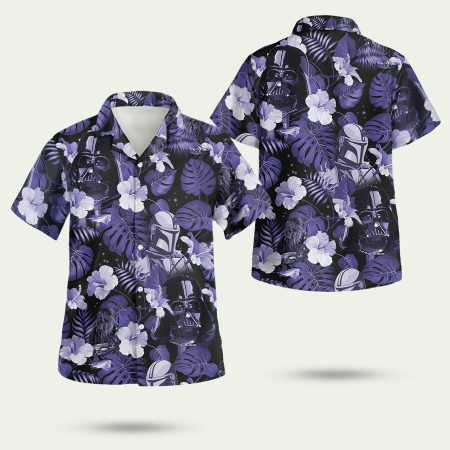 Star wars black darth vader Hawaiian Shirt