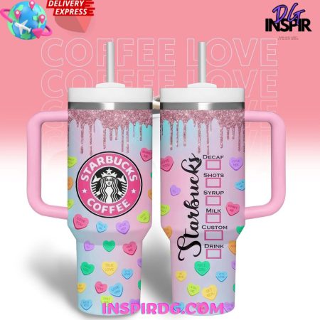 Starbucks Coffee Love  30oz 40 oz Tumbler With Handle HG Cup