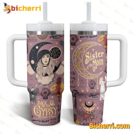 Stevie Nicks Sisters Of The Moon 30oz or 40oz Stainless Tumbler With Handle NVA