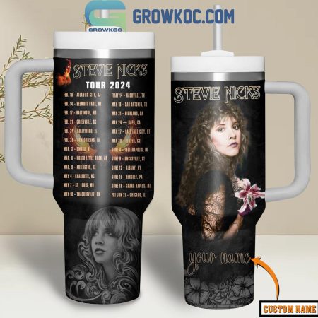Stevie Nicks Tour 2024 Personalized  30oz or 40oz Stainless Steel Tumbler With Handle HG