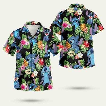 Stitch Tropical Pattern Hawaiian Shirt