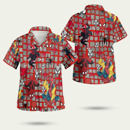 Superhero Avengers Marvel Spider Man Hawaiian Shirt