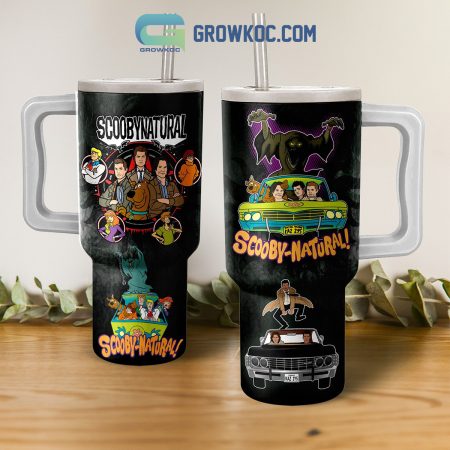 Supernatural Scooby-Doo Collab Fan 30oz or 40oz Stainless Tumbler With Handle NVA