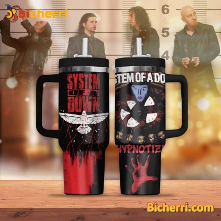 System Of A Down Stem Of A Do Hypnotize 30oz or 40oz Stainless Tumbler With Handle NVA
