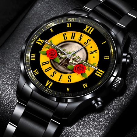 Guns N’ Roses Personalized Stainless Steel Hand Watch Gift For Fans