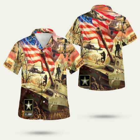 Tank army Hawaiian Shirt
