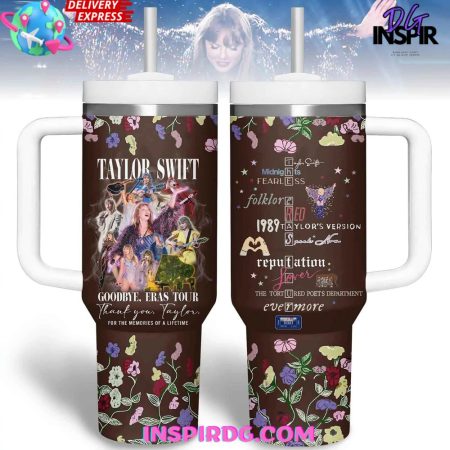 Swifties Goodbye Eras Tour  30oz 40 oz Tumbler With Handle HG Cup