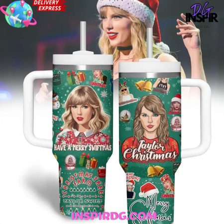 Swifties Have A Merry Swiftmas  30oz 40 oz Tumbler With Handle HG Cup
