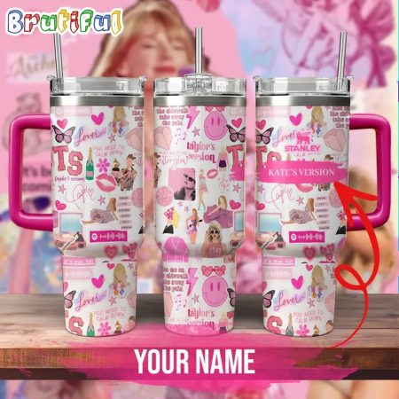 Taylor Swift Music Fan Lovers Custom Name Stanly Custom Quencher 30oz or 40oz Stainless Steel Tumbler With Handle HG