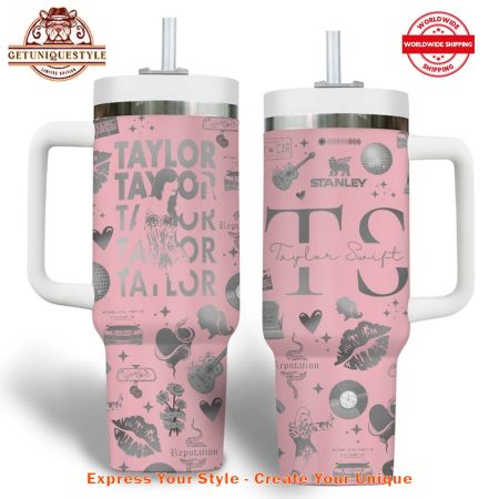 Taylor Swift Reputation 40oz   30oz or 40oz Stainless Steel Tumbler With Handle HG