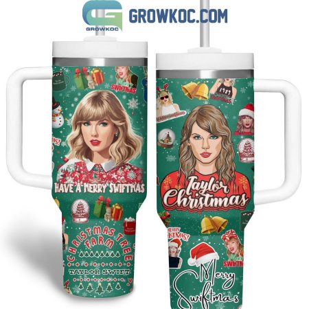 Taylor Swift Taylor s Christmas Merry Switmas  30oz or 30oz or 40oz Stainless Steel Tumbler With Handle HG With Handle HG