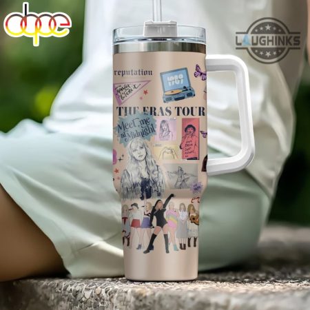TS Swiftie Cup Swiftie Eras Tour Taylors Version Concert Travel Mug Christmas Gift Printed 30oz or 40oz Quencher Tumbler LN
