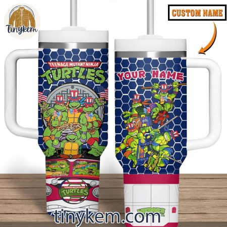 Teenage Mutant Ninja Turtles Custom 30oz or 40oz Stainless Steel Tumbler With Handle HG
