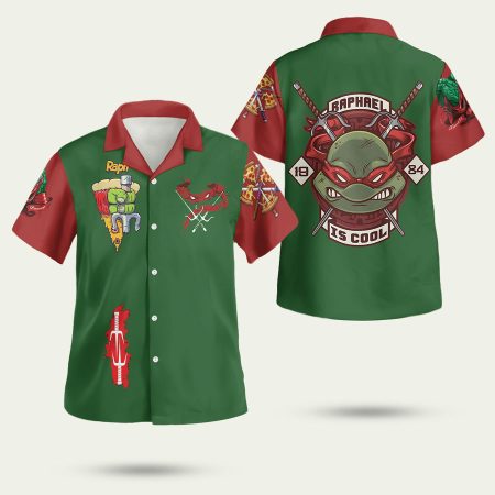Teenage Mutant Ninja Turtles Raphael Hawaiian Shirt