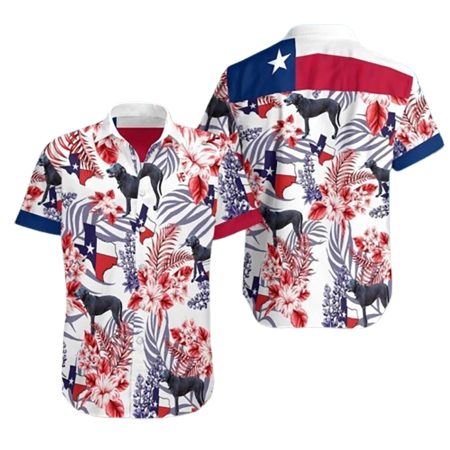 Texas Dog Hawaiian Shirt