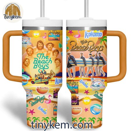 The Beach Boys Insulated 30oz or 40oz Stainless Steel Tumbler With Handle HG With Handle