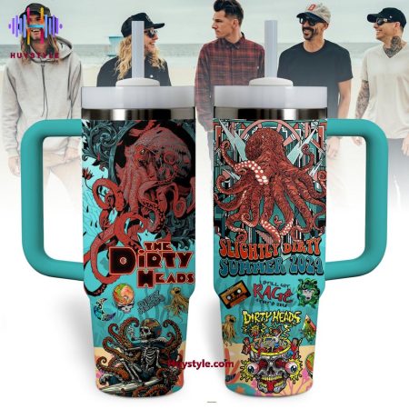 The Dirty Heads Slightly Dirty Summer 2024 Quencher 30oz or 40oz Stainless Steel Tumbler With Handle NVA