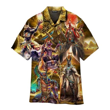 The Egyptian God Anubis Hawaiian Shirt