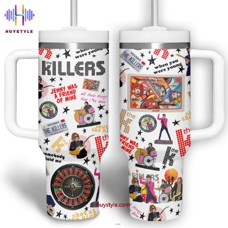 The Killers Rock Band Jenny Was A Friend Of Mine Quencher 30oz or 40oz Stainless Steel Tumbler With Handle NVA