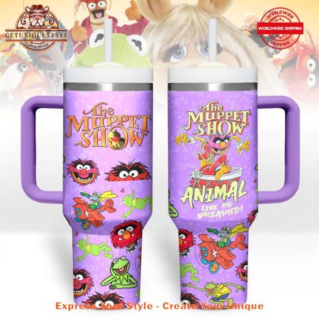 The Muppets Show Animal Live And Unleashed 40oz   30oz or 40oz Stainless Steel Tumbler With Handle HG