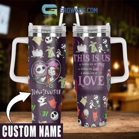 The Night Before Christmas Love Valentine Personalized 30oz or 40oz Stainless Tumbler With Handle NVA